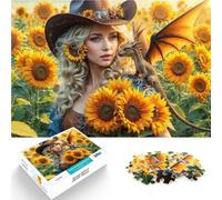 Puzzle 2000 pezzi per adolescenti Maga del girasole Difficile da completare ma divertente e umoristico perché è ideale come regalo per tutta la famiglia 70x100cm