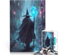 Puzzle 2000 pezzi per adolescenti Mago in una città piovosa Vacanza a casa: uccidere il tempo offerte come regali per tutta la famiglia 70x100cm