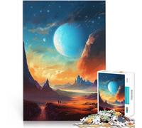 Puzzle 2000 pezzi per adolescenti Montagne e pianeti Arte Giocattolo educativo per l'apprendimento Giocattoli per la decorazione della casa 70x100cm
