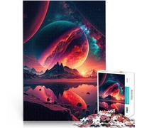 Puzzle 2000 pezzi per adolescenti Montagne e pianeti Difficile da completare ma divertente e umoristico Regalo di compleanno, regali, arte murale 70x100cm