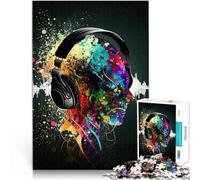 Puzzle 2000 pezzi per adolescenti Musica in cuffia per il giocattolo di sfida del gioco educativo Migliorare l'amore tra le coppie 70x100cm