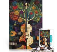 Puzzle 2000 pezzi per adolescenti musica per violino Giocattoli educativi per l'apprendimento Giochi per famiglie decorazione murale 70x100cm