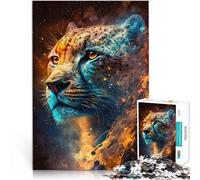 Puzzle 2000 pezzi per adolescenti Nebulosa Ghepardo Difficile da completare ma divertente e umoristico Migliorare l'amore tra le coppie 70x100cm