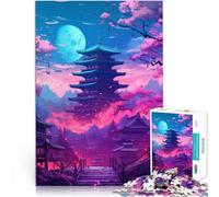 Puzzle 2000 pezzi per adolescenti Neon tradizionale giapponese Giocattoli Giochi Educativi Antistress Regalo di compleanno, regali, arte murale 70x100cm