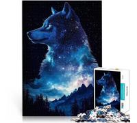 Puzzle 2000 pezzi per adolescenti Notte della galassia del lupo Vacanza a casa: uccidere il tempo Giocattoli per la decorazione della casa 70x100cm