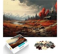 Puzzle 2000 pezzi per adolescenti Paesaggio autunnale per il giocattolo di sfida del gioco educativo è ideale come regalo per tutta la famiglia 70x100cm