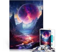 Puzzle 2000 pezzi per adolescenti Paesaggio del pianeta galassia apprendimento educativo Ogni pezzo è unico - Gioco divertente e stimolante per tutta la famiglia 70x100cm