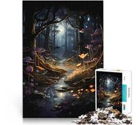 Puzzle 2000 pezzi per adolescenti Paesaggio forestale fantastico Difficile e sfidante con pezzi completamente interconnessi di forma casuale 70x100cm