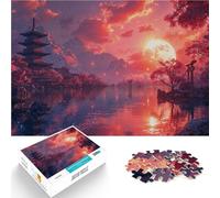 Puzzle 2000 pezzi per adolescenti paesaggio giapponese per il giocattolo di sfida del gioco educativo Lista dei desideri con Babbo Natale 70x100cm