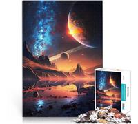 Puzzle 2000 pezzi per adolescenti Paesaggio onirico dell'universo Giocattoli antistress con pezzi completamente interconnessi di forma casuale 70x100cm