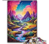 Puzzle 2000 pezzi per adolescenti Paradiso Paesaggio Fantasia Colori per e dai 14 anni in su Gioco pratico Gioco di Natale Regali 70x100cm