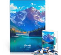 Puzzle 2000 pezzi per adolescenti Parco nazionale di Banff Allena il tuo cervello e le tue mani Adatto per la decorazione del desktop 70x100cm