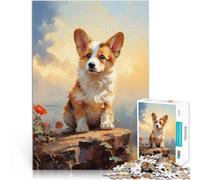 Puzzle 2000 pezzi per adolescenti Pembroke Welsh Corgi Giocattolo educativo intellettuale decomprimente Collezione di artisti, Belle arti 70x100cm