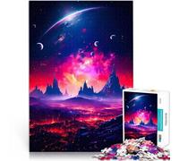 Puzzle 2000 pezzi per adolescenti Pianeta Spazio Neon Giocattolo educativo intellettuale decomprimente Migliorare l'amore tra le coppie 70x100cm