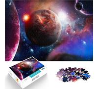 Puzzle 2000 pezzi per adolescenti Pianeti dello spazio esterno Gioco impegnativo e gioco in famiglia con poster abbinato e foglio di quiz 70x100cm