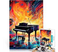 Puzzle 2000 pezzi per adolescenti pianoforte colorato Difficile da completare ma divertente e umoristico Regali di Babbo Natale segreto 70x100cm