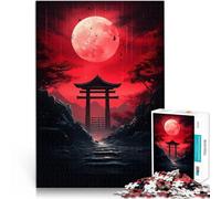 Puzzle 2000 pezzi per adolescenti Porta Tori giapponese + Luna Allena il tuo cervello e le tue mani Collezione di artisti, Belle arti 70x100cm