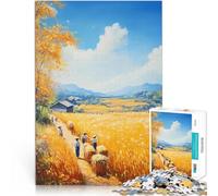 Puzzle 2000 pezzi per adolescenti Raccolto nei campi Difficile da completare ma divertente e umoristico Migliorare l'amore tra le coppie 70x100cm