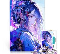 Puzzle 2000 pezzi per adolescenti Ragazza anime in kimono Giocattoli Giochi Educativi Antistress perché è ideale come regalo per tutta la famiglia 70x100cm