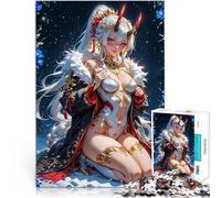Puzzle 2000 pezzi per adolescenti Ragazza demone anime in inverno Sfida difficile Attività divertenti a casa, regali di compleanno, regali di viaggio, 70x100cm