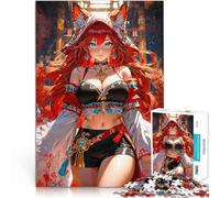 Puzzle 2000 pezzi per adolescenti Ragazza volpe carina Giocattolo educativo intellettuale decomprimente è ideale come regalo per tutta la famiglia 70x100cm