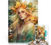 Puzzle 2000 pezzi per adolescenti Ritratto floreale ad acquerello Difficile Duro Ogni pezzo è unico - Gioco divertente e stimolante per tutta la famiglia 70x100cm