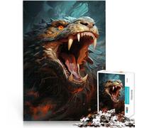 Puzzle 2000 pezzi per adolescenti ruggiti del drago Giocattoli educativi per l'apprendimento Giochi per famiglie Buon regalo 70x100cm