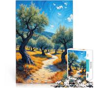 Puzzle 2000 pezzi per adolescenti Sentiero dell'Ulivo per il giocattolo di sfida del gioco educativo Regalo di compleanno, regali, arte murale 70x100cm