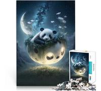Puzzle 2000 pezzi per adolescenti Sogni di panda Antistress Vacanza in patria Uccidere il tempo Lista dei desideri con Babbo Natale 70x100cm