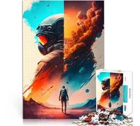Puzzle 2000 pezzi per adolescenti Soldato caduto per il giocattolo di sfida del gioco educativo con poster abbinato e foglio di quiz 70x100cm