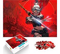 Puzzle 2000 pezzi per adolescenti spada kunai della ragazza ninja Assemblaggio del modello Adatto per la decorazione del desktop 70x100cm