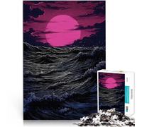 Puzzle 2000 pezzi per adolescenti Tempesta di mare per il giocattolo di sfida del gioco educativo Migliorare l'amore tra le coppie 70x100cm