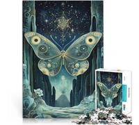Puzzle 2000 pezzi per adolescenti Totem farfalla fantasy Giocattolo educativo antistress con pezzi completamente interconnessi di forma casuale 70x100cm