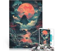 Puzzle 2000 pezzi per adolescenti Tramonto sul paesaggio giochi divertenti per famiglie Ogni pezzo è unico - Gioco divertente e stimolante per tutta la famiglia 70x100cm