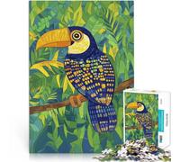 Puzzle 2000 pezzi per adolescenti Tucano nella giungla tropicale Gioco di famiglia per e con pezzi completamente interconnessi di forma casuale 70x100cm