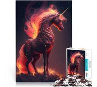 Puzzle 2000 pezzi per adolescenti Unicorno fiammeggiante Giocattoli Giochi Educativi Antistress perché è ideale come regalo per tutta la famiglia 70x100cm