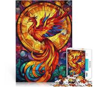 Puzzle 2000 pezzi per adolescenti Vetrata Fenice Difficile da completare ma divertente e umoristico Collezione di artisti, Belle arti 70x100cm