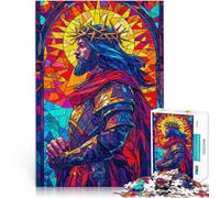 Puzzle 2000 pezzi per adolescenti Vetrate sacre Giocattolo educativo intellettuale decomprimente Gioco educativo per compleanno e Natale 70x100cm