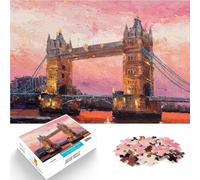Puzzle 2000 pezzi per adolescenti Viaggio a Londra Difficile da completare ma divertente e umoristico Collezione di artisti, Belle arti 70x100cm
