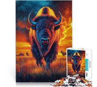 Puzzle 2000 pezzi per adolescenti Yak al tramonto Antistress Vacanza in patria Uccidere il tempo Migliorare l'amore tra le coppie 70x100cm