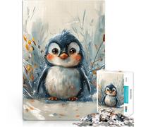 Puzzle 2000 pezzi per adulti, adorabile bambino pinguino, decorazione per la casa, gioco educativo per compleanno e Natale, 70 x 100 cm