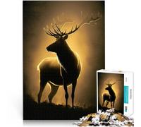 puzzle 2000 pezzi per adulti animale alce Giocattoli che creano dipendenza e sfidano l'intelligenza del cervello Adatto alle coppie 70x100cm