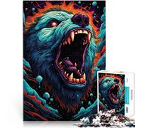 Puzzle 2000 pezzi per adulti, animali, orso polare, puzzle interessante per riduzione dello stress, regalo divertente, 27,56 pollici x 39,37 pollici, per adolescenti a partire dai 14 anni
