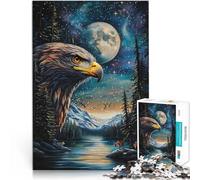 puzzle 2000 pezzi per adulti Aquila dipinta a colori Giocattoli educativi per l'apprendimento Giochi per famiglie Opera d'arte 70x100cm