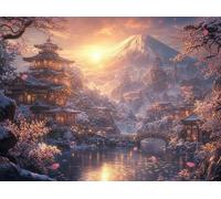 Puzzle 2000 pezzi per Adulti Architettura dell'albero invernale, 100x70cm Puzzle Impossibile e Difficili, Puzzles Decorativo per Soggiorno e Camera, Idea Regalo per Amanti dei Puzzle