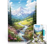 puzzle 2000 pezzi per adulti Arte di montagna estiva Giocattoli educativi per l'apprendimento Giochi per famiglie Idee regalo 70x100cm
