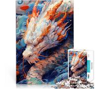 puzzle 2000 pezzi per adulti Arte Kintsugi del drago bianco Giocattolo educativo per l'apprendimento perché è ideale come regalo per tutta la famiglia 70x100cm