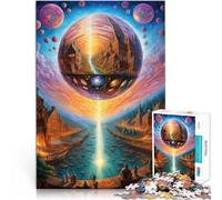 puzzle 2000 pezzi per adulti Arte vivida e psichedelica giochi divertenti per famiglie con pezzi completamente interconnessi di forma casuale 70x100cm