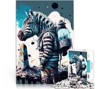puzzle 2000 pezzi per adulti Astronauta zebra Giocattoli educativi per l'apprendimento Giochi per famiglie Regalo di compleanno, regali 70x100cm