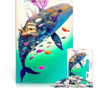 puzzle 2000 pezzi per adulti Balena Aiuta il cervello ad allenare i giocattoli che creano dipendenza per coltivare la pazienza Idee regalo 70x100cm